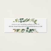 Eucalyptus Grove Wedding Website RSVP Cards (Devant)