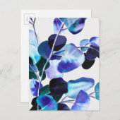 Eucalyptus Gum leest waterverf kunst Briefkaart (Voorkant / Achterkant)