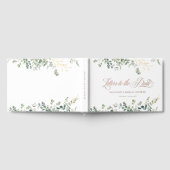 Eucalyptus Handschrift Script Bruidsmeisje Feest Gastenboek (Volledig)