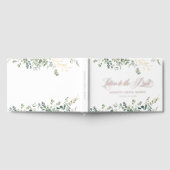 Eucalyptus Handschrift Script Bruidsmeisjesfeest Gastenboek (Volledig)