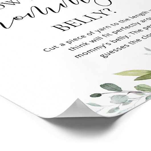 Eucalyptus hoe groot is het buikspel van mama poster (Hoek)