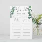 Eucalyptus Hoe oud waren de bruidspellen? (Staand voorkant)