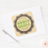 Eucalyptus Honey Jar Labels Gepersonaliseerd (Envelop)
