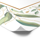 Eucalyptus Islamic Wedding Welcome Sign Poster (Hoek)