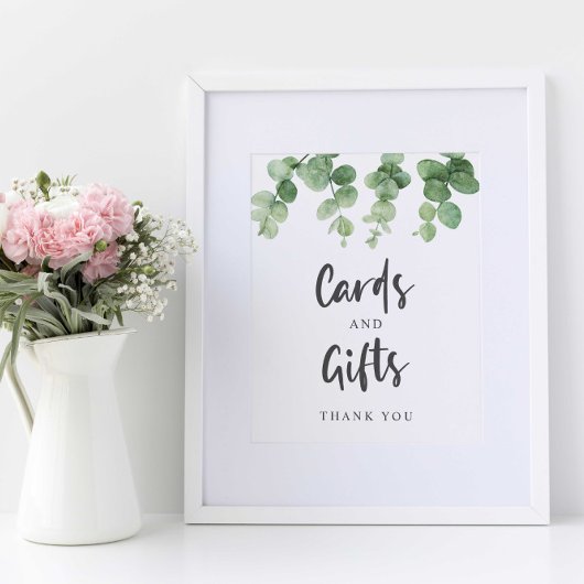 Eucalyptus Kaarten en Gifts Wedding Chic botanical Poster