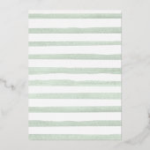 Eucalyptus Koala Beer Twins Baby shower Gold Folie Uitnodiging (Achterkant)