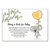 Eucalyptus Koala Demande de carte de réservation B (Devant)