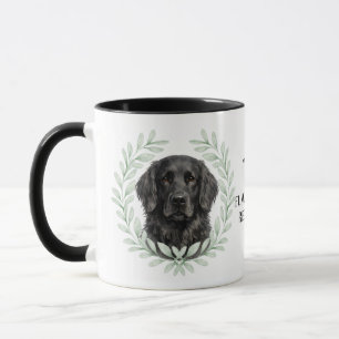 Eucalyptus Krans Flat Coated Retriever Monogram Mok