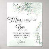 Eucalyptus laat groen Mom-osa Bar Poster (Voorkant)