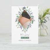 Eucalyptus Lavender Fotoaankondiging Aankondiging (Staand voorkant)