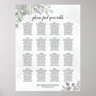 Eucalyptus Lavender Poster