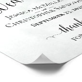 Eucalyptus & Lavender Rustic Weddenschap Welkomstt Poster (Hoek)