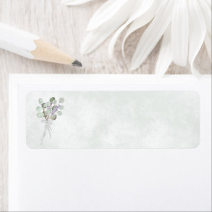 Eucalyptus & Lavender Trouw Retouradres Etiket