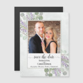 Eucalyptus Lavender Weddenschap Opslagdatum Foto M (Voorkant / Achterkant)