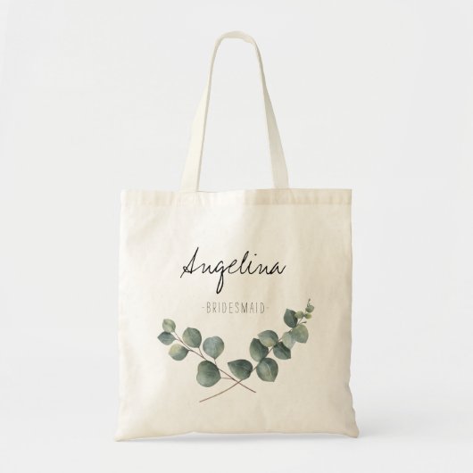 Eucalyptus leaf Bridesmaid Tote Bag (Voorkant)