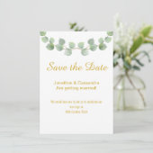 EUCALYPTUS LEAF GOLD SAGE BEWAREN DE DATUM (Staand voorkant)