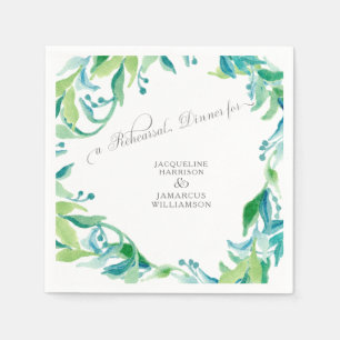 Eucalyptus Leaf Laurel Krans repetitie diner Servet