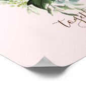 Eucalyptus Leaf, Pas getrouwd op maat Poster (Hoek)