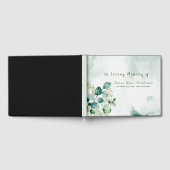 Eucalyptus Leaf Spray Funeral Memorial livre d'or (Complet)