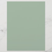 Eucalyptus Leaves Greenery & Lights String bruilof Flyer (Achterkant)