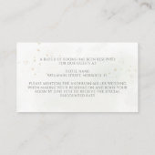 Eucalyptus Leaves Greenery Wedding Accommodatie Informatiekaartje (Achterkant)