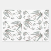 Eucalyptus Leaves Pattern Inpakpapier Vel (Voorkant)
