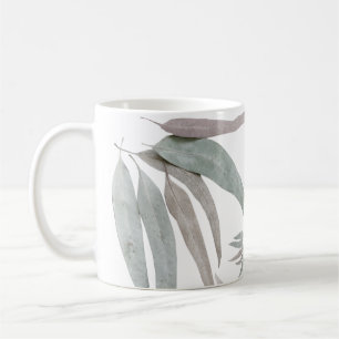 Eucalyptus Leaves Pattern Koffiemok