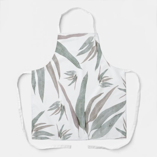 Eucalyptus Leaves Pattern Schort (Voorkant)