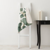 Eucalyptus Leaves Pattern Sherpa Deken (In situ)