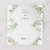 Eucalyptus Leaves Wedding (Buitenkant ongevouwen)