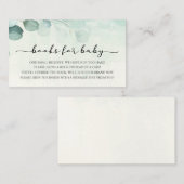 Eucalyptus Livres pour Baby insert carte (Devant / Derrière)