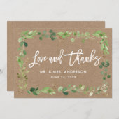 Eucalyptus Love Bedankt Kraft (Voorkant / Achterkant)