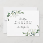 Eucalyptus Maid of Honor Voorstel (Voorkant)