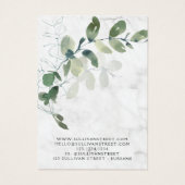 Eucalyptus Marble Hair Clip Jewelry Display Card (Dos)