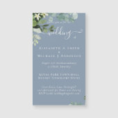 Eucalyptus Mariage Aquarelle verte Invitations (Devant)