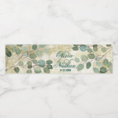 Eucalyptus Mariage bouteille d'eau Étiquettes (Étiquettes simples)