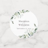 Eucalyptus Mariage Confetti (Petit recto)