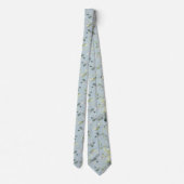 Eucalyptus Mariage Sky Blue Cravate (Dos)