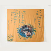 Eucalyptus Marigold Feestfoto Wandkleed (Voorkant (horizontaal))