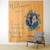 Eucalyptus Marigold Feestfoto Wandkleed (In situ)