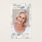 Eucalyptus Memorial Prayer Kaart (Voorkant)