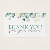 Eucalyptus merci carte de réduction (Devant)