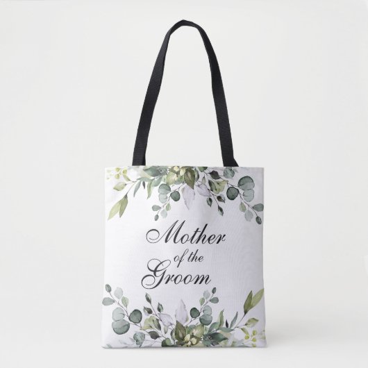 Eucalyptus Mère du Sac fourre-tout Mariage Groom (Devant)
