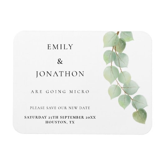 Eucalyptus Micro Smaller Weddenschap slaat de datu Magneet (Horizontaal)