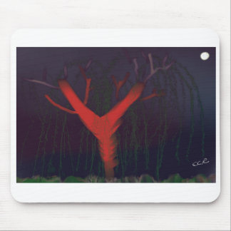 Eucalyptus Middernacht Muismat. Impressionistische Muismat