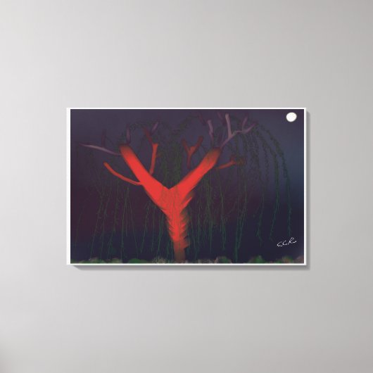 Eucalyptus Midnight Canvas Print (Voorkant)