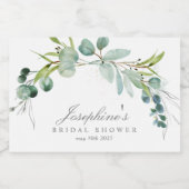 Eucalyptus Mini Sparkling Étiquettes bouteille de  (Étiquettes simples)