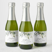 Eucalyptus Mini Sparkling Étiquettes bouteille de (Bouteilles)