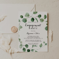 Eucalyptus Modern Kalligrafie Verlovingsfeest