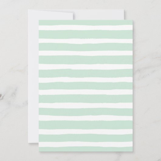 Eucalyptus moderne | Invitation Baby shower (Dos)